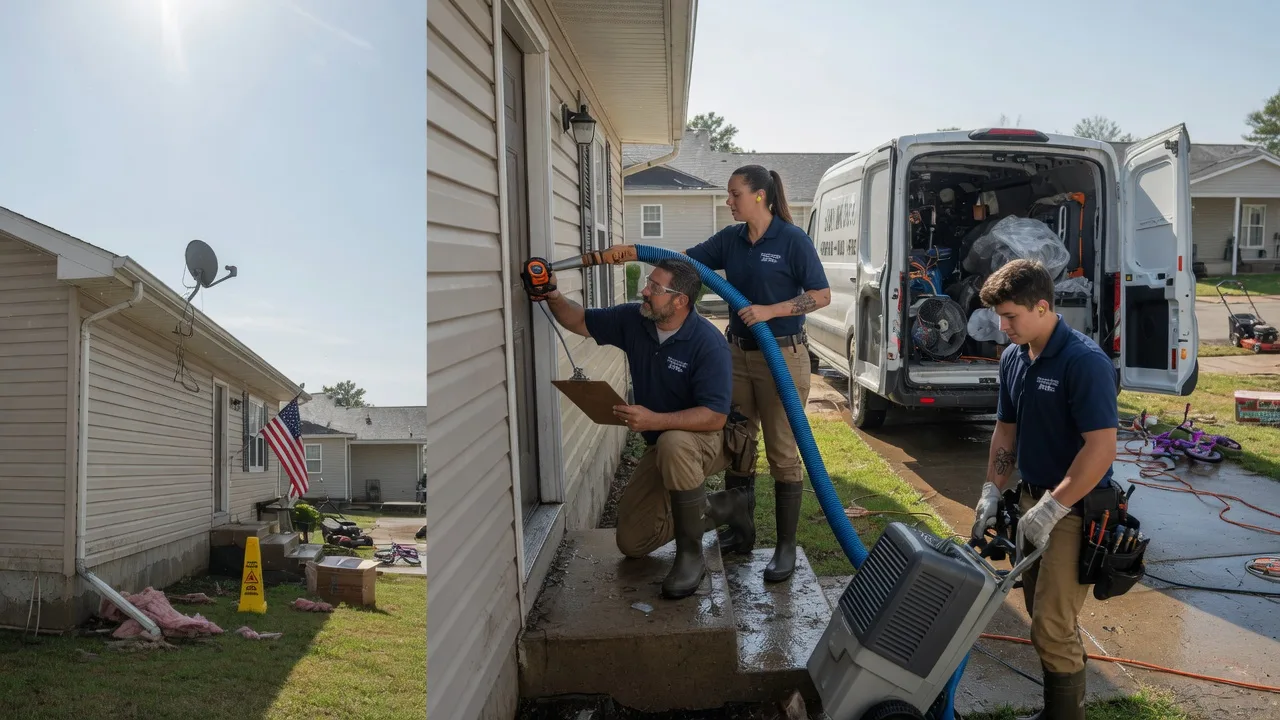 Ceiling Water Damage Restoration in Springfield, ID near me